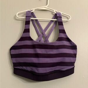 Lululemon Energy bra, vguc, purple, medium